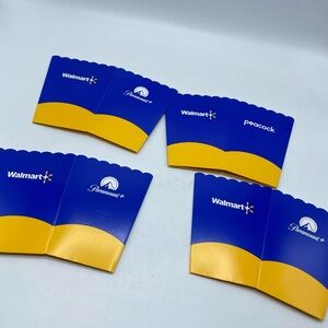 Set of 4 ea. Popcorn Buckets from Walmart - Peacock - Paramount for Movie Night!